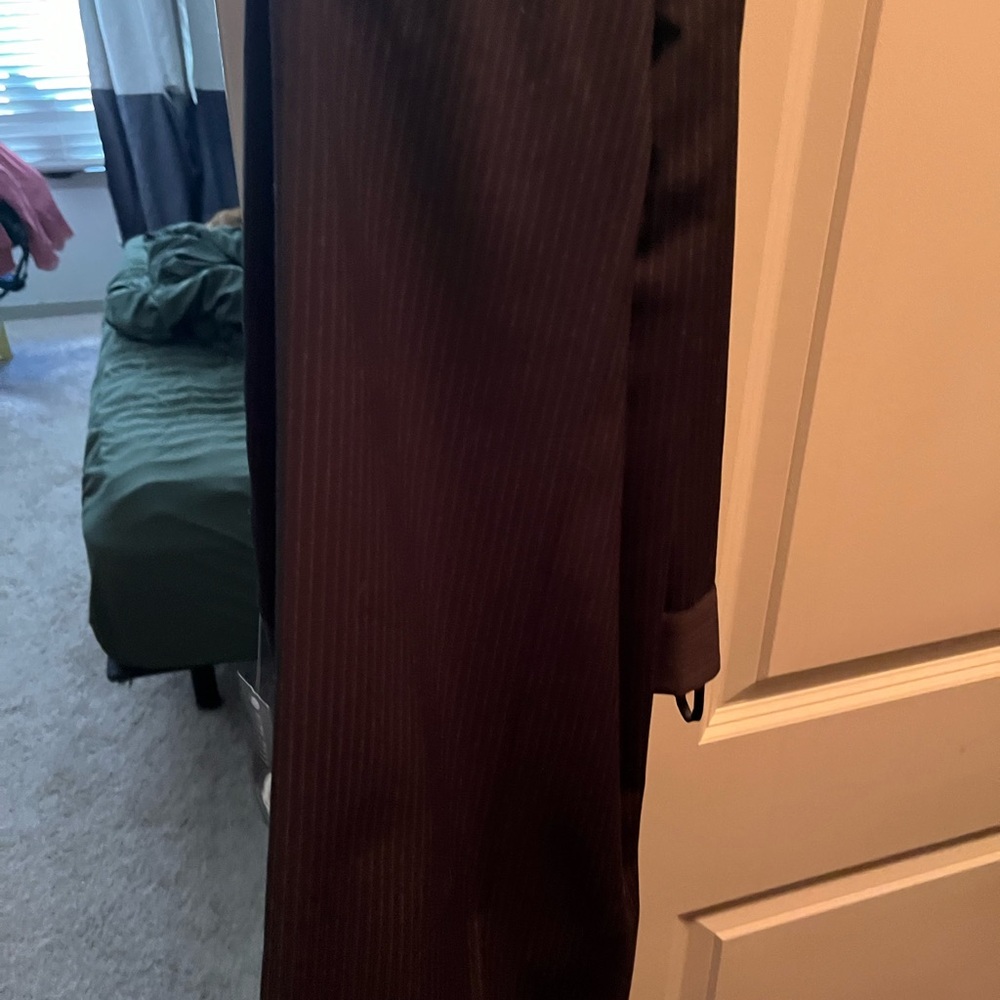 Nine West Black Pinstripe Suit Trousers